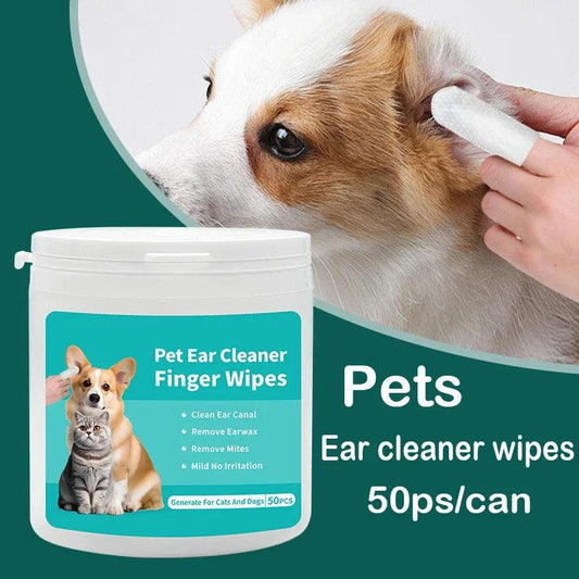 50pcs Pet Ear Cleaning Wipes - Vaporpets