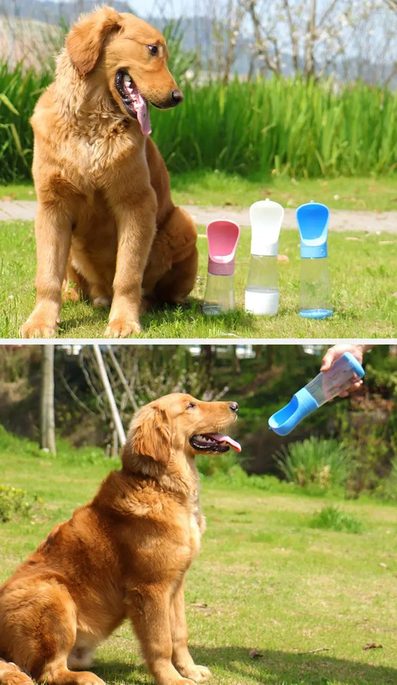 2 in 1 Water Bottle for Dogs and Cats - Hydrate Your Pet Anywhere! - Vaporpets